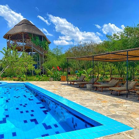 Murchison Falls Bamboo Village Paraa Exteriör bild