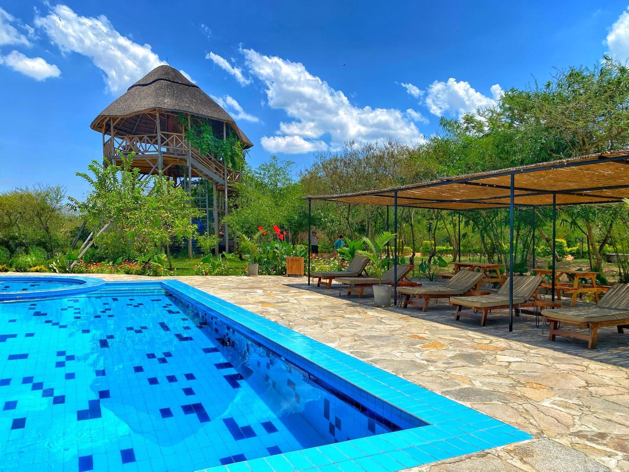 Murchison Falls Bamboo Village Paraa Exteriör bild